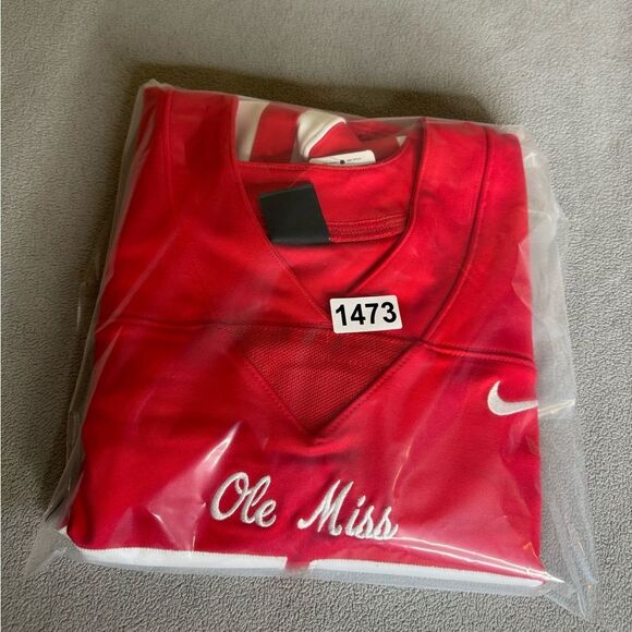 NWT 2018 RARE NIKE SAMPLE AUTHENTIC PRO CUT OLE MISS FOOTBALL JERSEY MEN'S SZ L - Picture 16 of 16